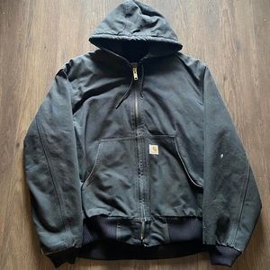 Carhartt hooded jacket in black